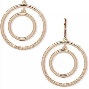 Anne Klein
Gold-Tone Orbital Drop Earrings